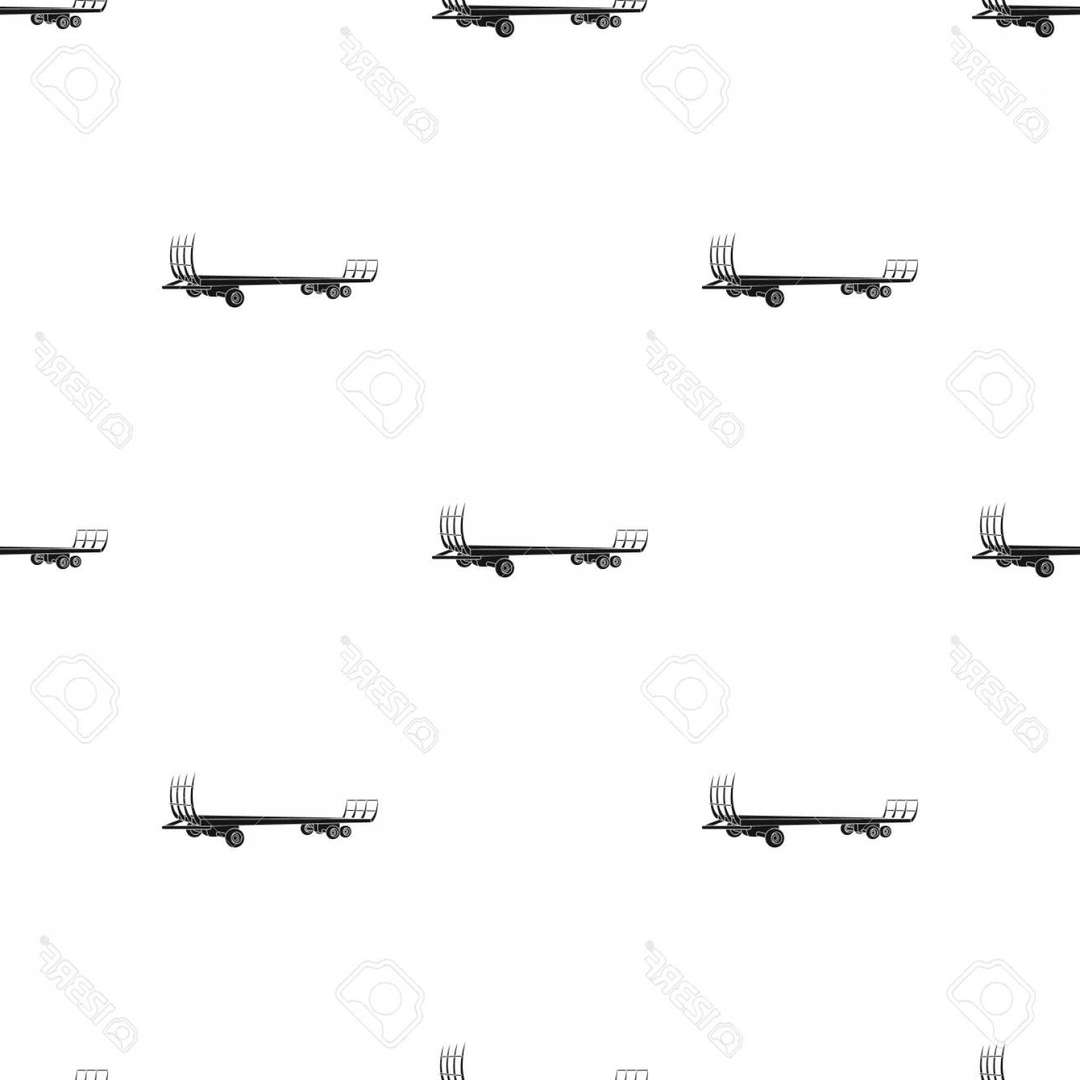 Photostock Vector Specialized Trailer On Wheels For Trucks 1560x1560 Photostock Vector Specialized Trailer On Wheels For Trucks