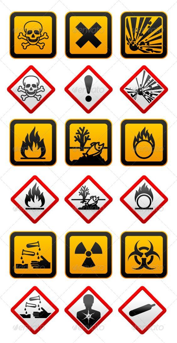 Hazmat Symbol Vector at Vectorified.com | Collection of Hazmat Symbol ...