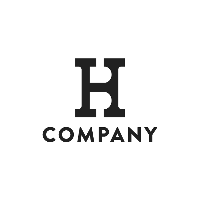 640x640 Initial Monogram Letter Hb Icon Logo Design, Logo, Monogram