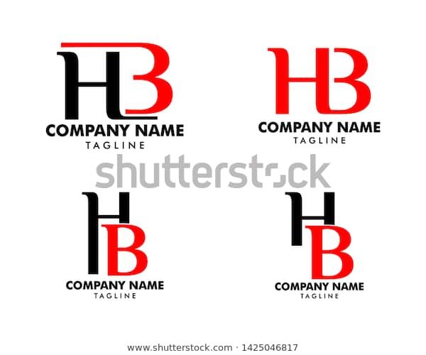 600x500 Find Set Initial Letter Hb Logo Template Stock Images In Hd