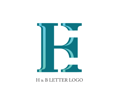 389x346 H B Letter Logo Design Download Alphabet Logos Vector Logos Free