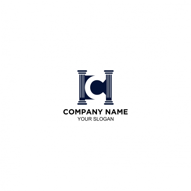 640x640 Hc Legal Law Firm Logo Design Vector Template For Free Download