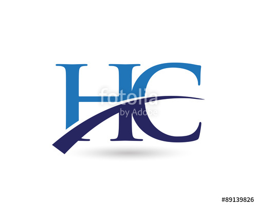 500x400 Hc Logo Letter Swoosh Stock Image And Royalty Free Vector