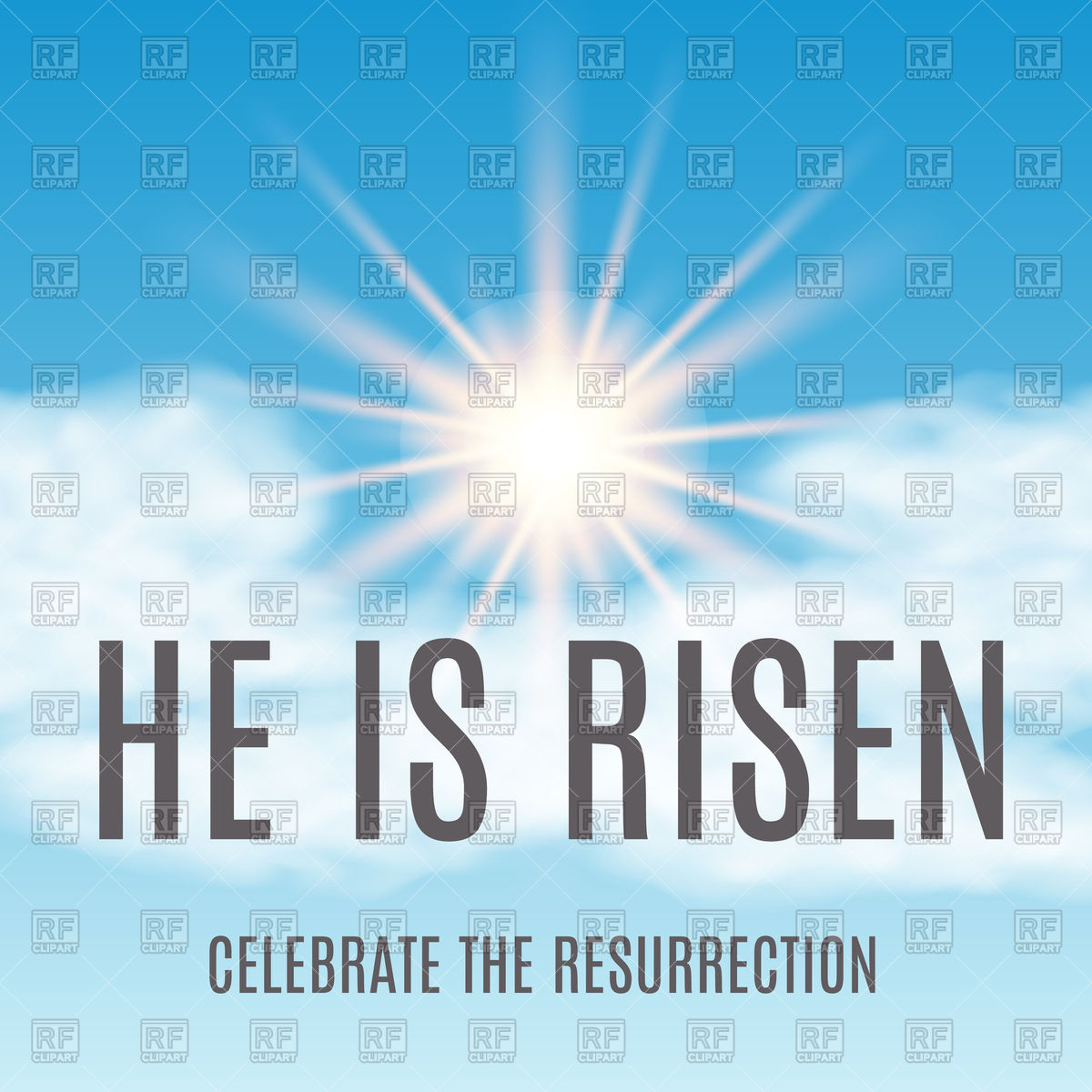 1200x1200 Easter Background He Is Risen Vector Image Of Backgrounds