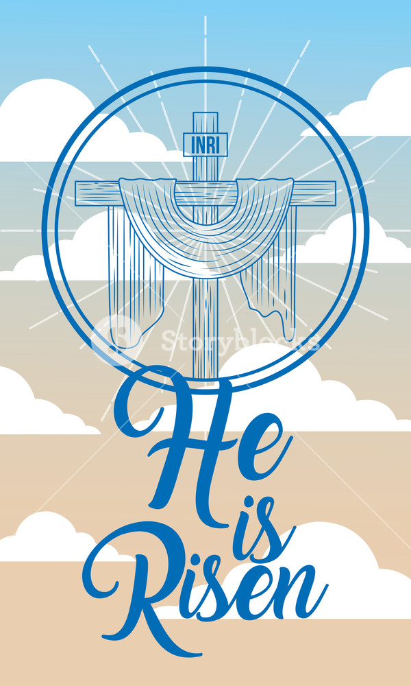 600x1000 Sacred Cross In Heaven Religion