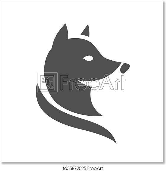 Free Art Print Of Stylized Fox Head Icon Vector Stylized Fox Head 561x581 Free Art Print Of Stylized Fox Head Icon Vector Stylized Fox Head