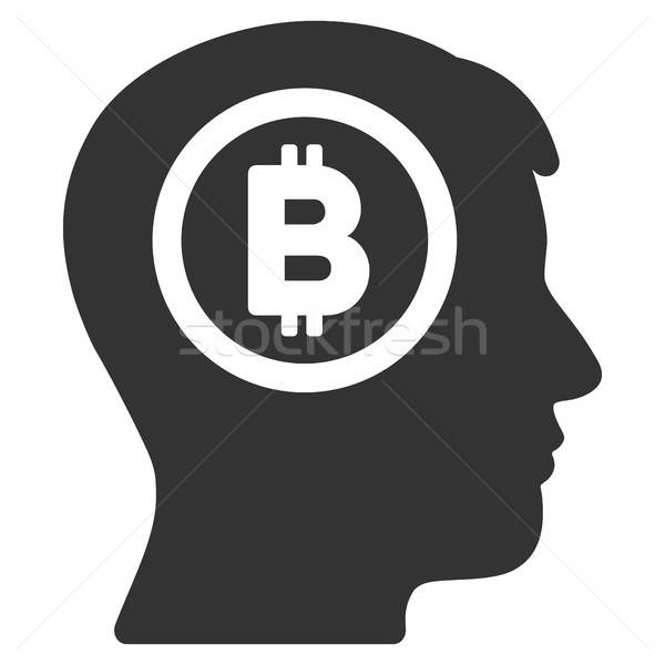 Bitcoin Thinking Head Flat Icon Vector Illustration Victor 600x600 Bitcoin Thinking Head Flat Icon Vector Illustration Victor
