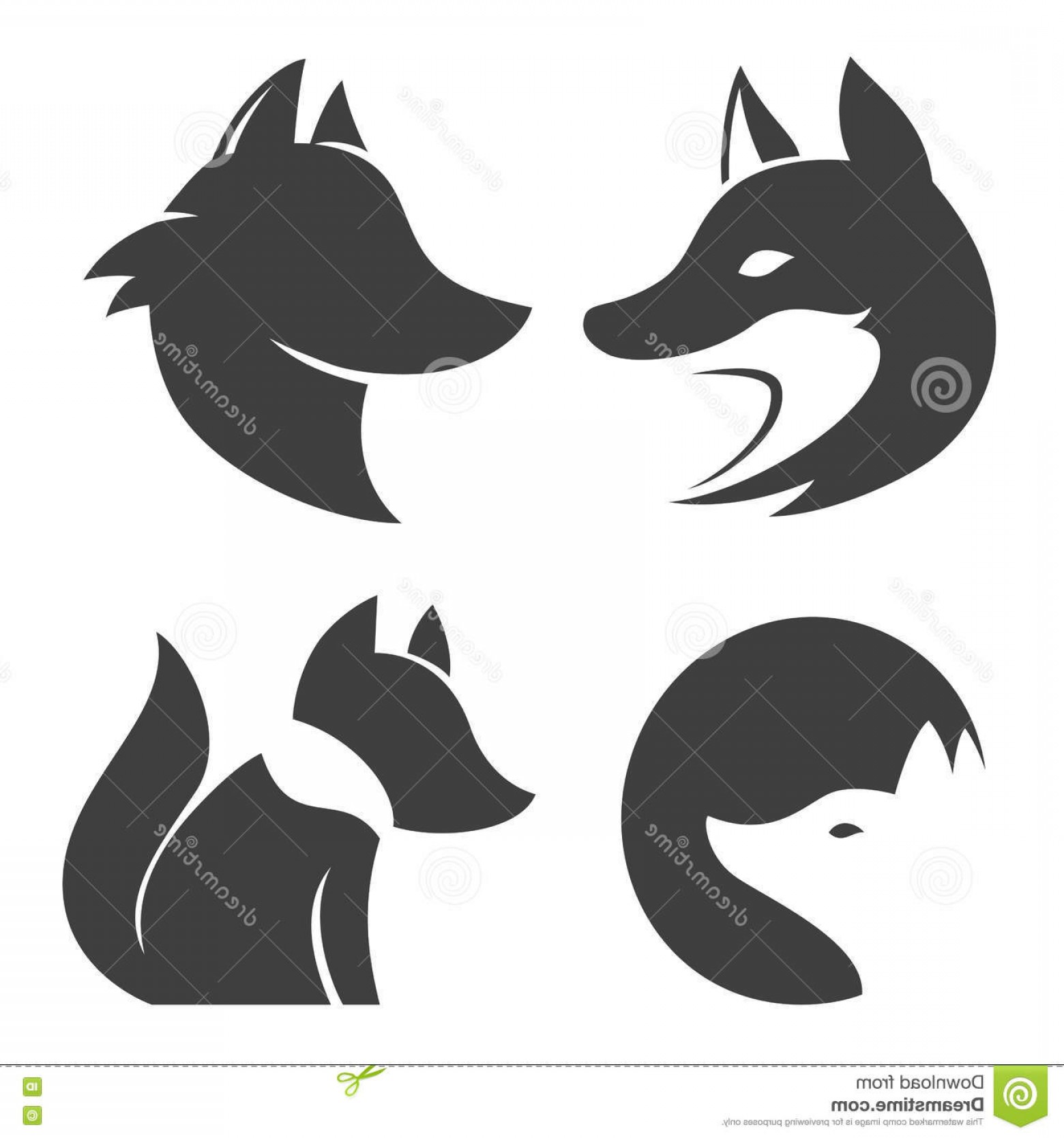 Stock Illustration Stylized Fox Head Icon Vector Silhouette 1560x1668 Stock Illustration Stylized Fox Head Icon Vector Silhouette