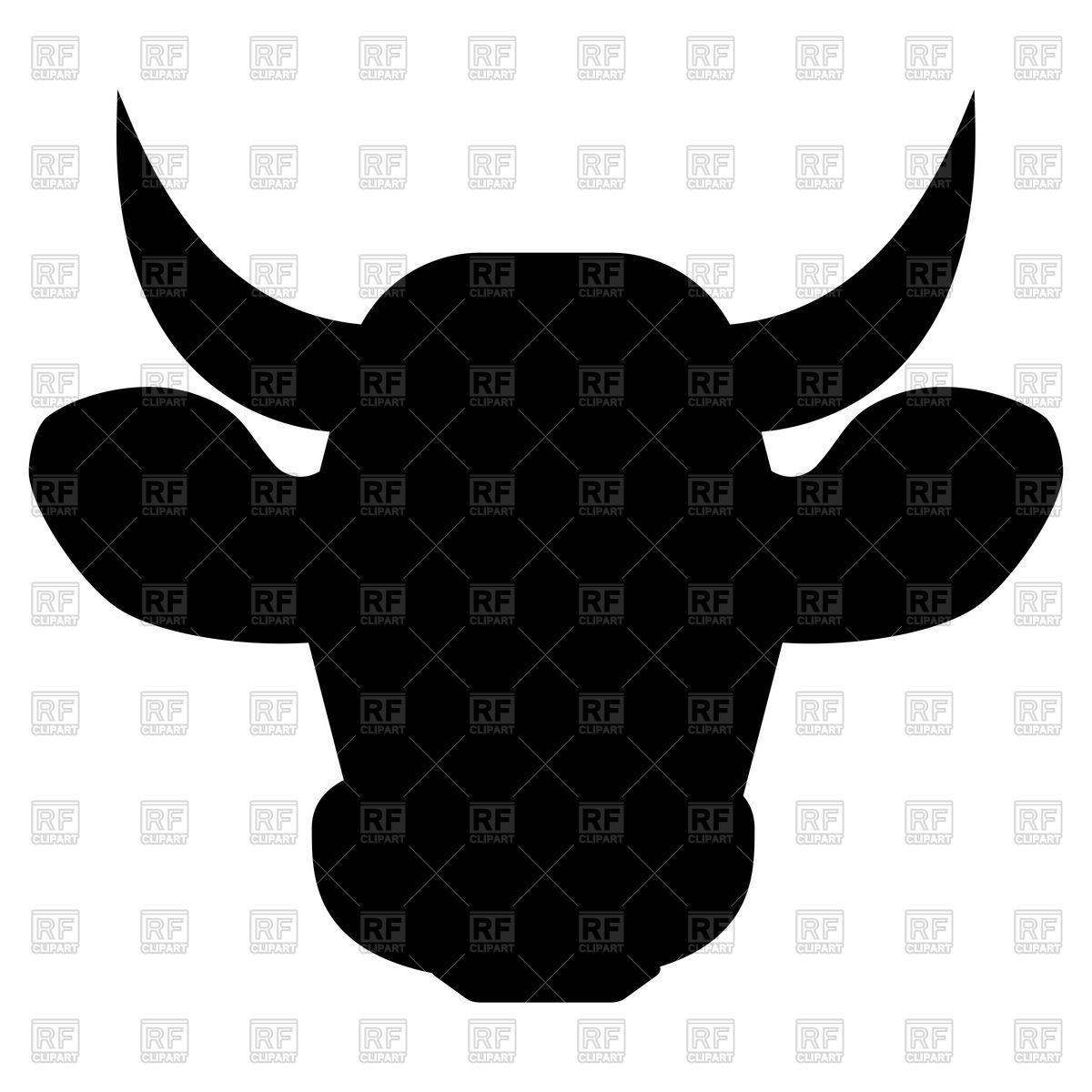 Cow Head Black Color Icon Vector Image Of Plants And Animals 1200x1200 Cow Head Black Color Icon Vector Image Of Plants And Animals