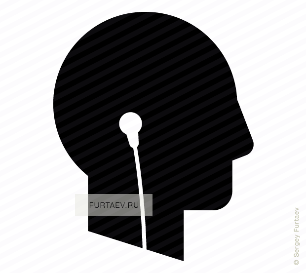 620x553 Head With Earphones Vector Icon