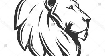 367x195 Lion Head Profile Vector Archives