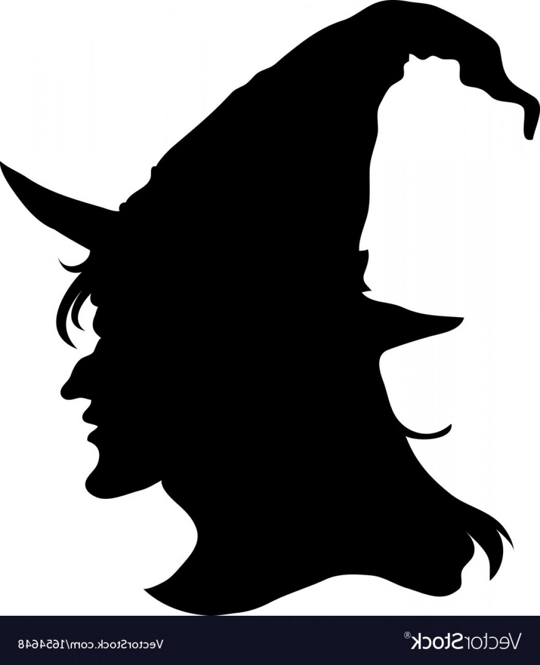 1054x1296 Halloween Witch Head Silhouette Vector Soidergi