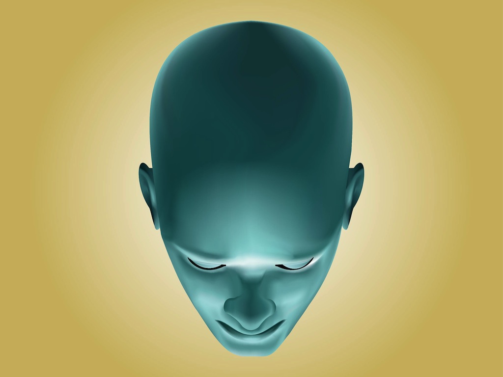 1024x768 Mysterious Head Free Vectors Ui Download