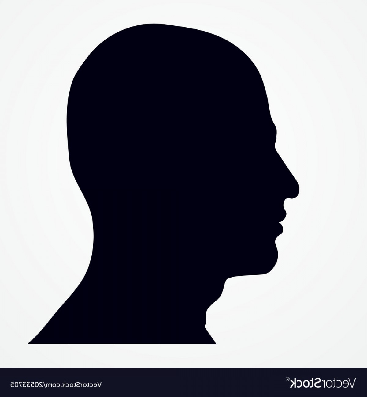 1200x1296 Silhouette Of A Man S Head Vector Soidergi