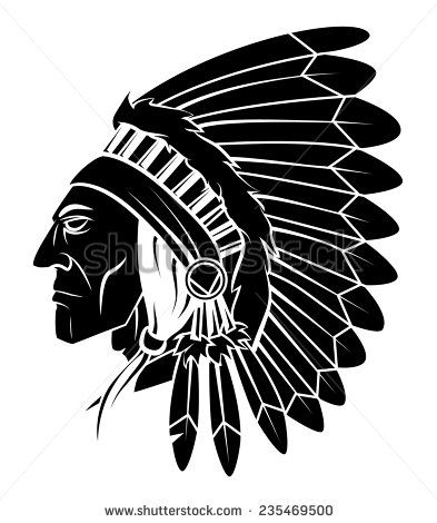 393x470 Apache Head Vector Illustration Indios Y Apaches Indian Chief