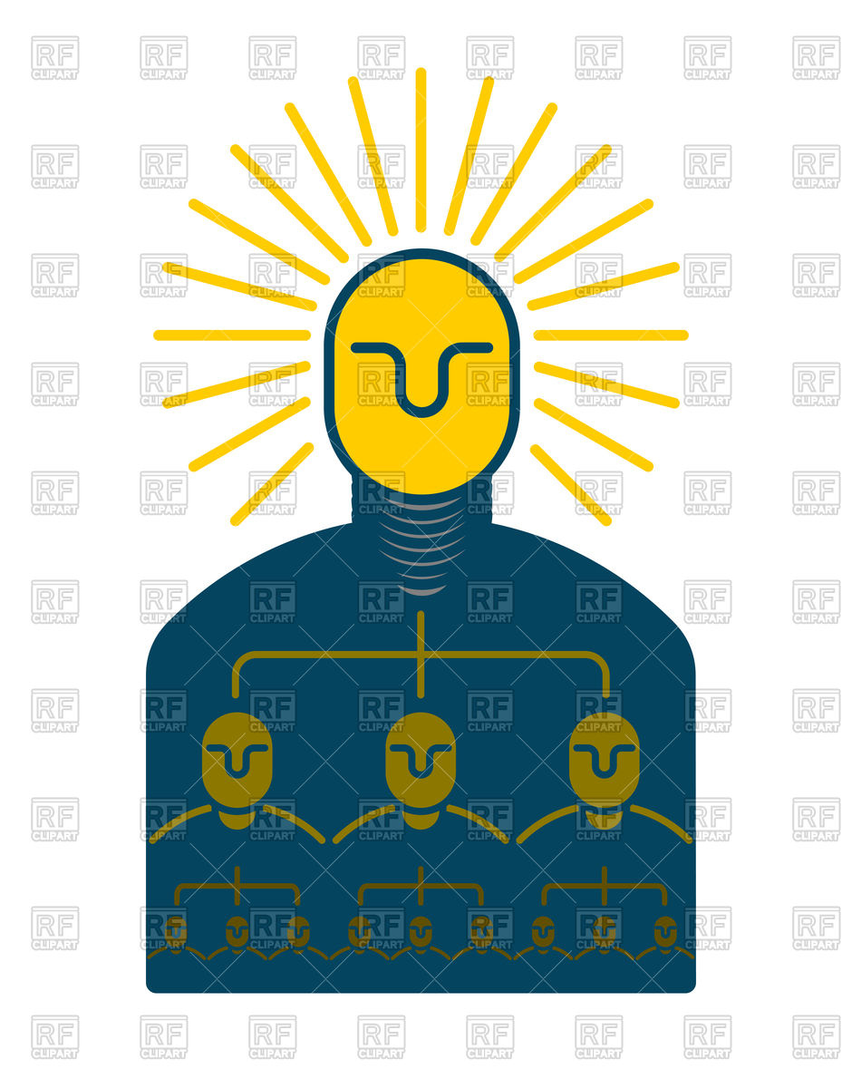 929x1200 Creative Idea Smart Boss Concept Man With Light Bulb In His Head