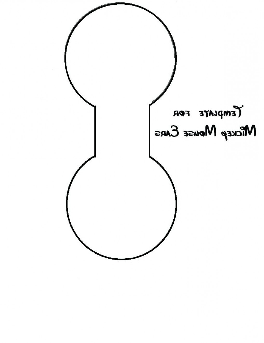 1017x1317 Mickey Mouse Outline Template Ear Headband Ears Pictures Heavenly