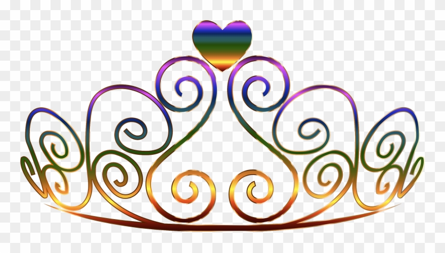 880x500 Tiara Crown Princess Drawing Headband