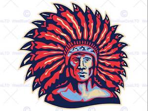 Painting Native American Indian Headdress Vector Cms Poster 300x226 Painting Native American Indian Headdress Vector Cms Poster