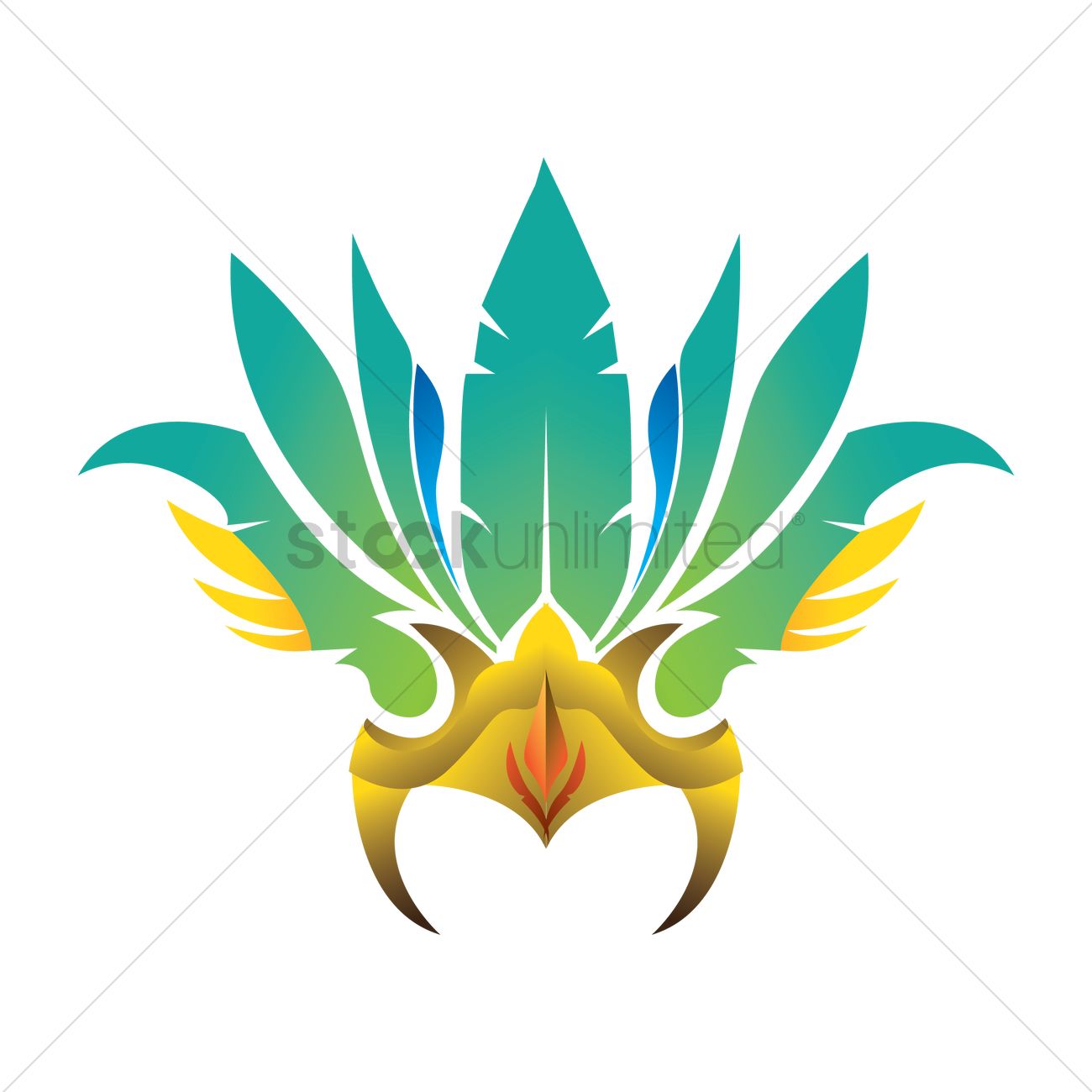 Free Headdress Vector Image 1300x1300 Free Headdress Vector Image
