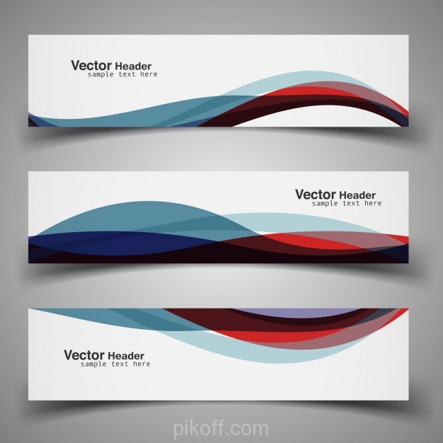 626x626 Colorful Modern Wavy Header Vector Free Download