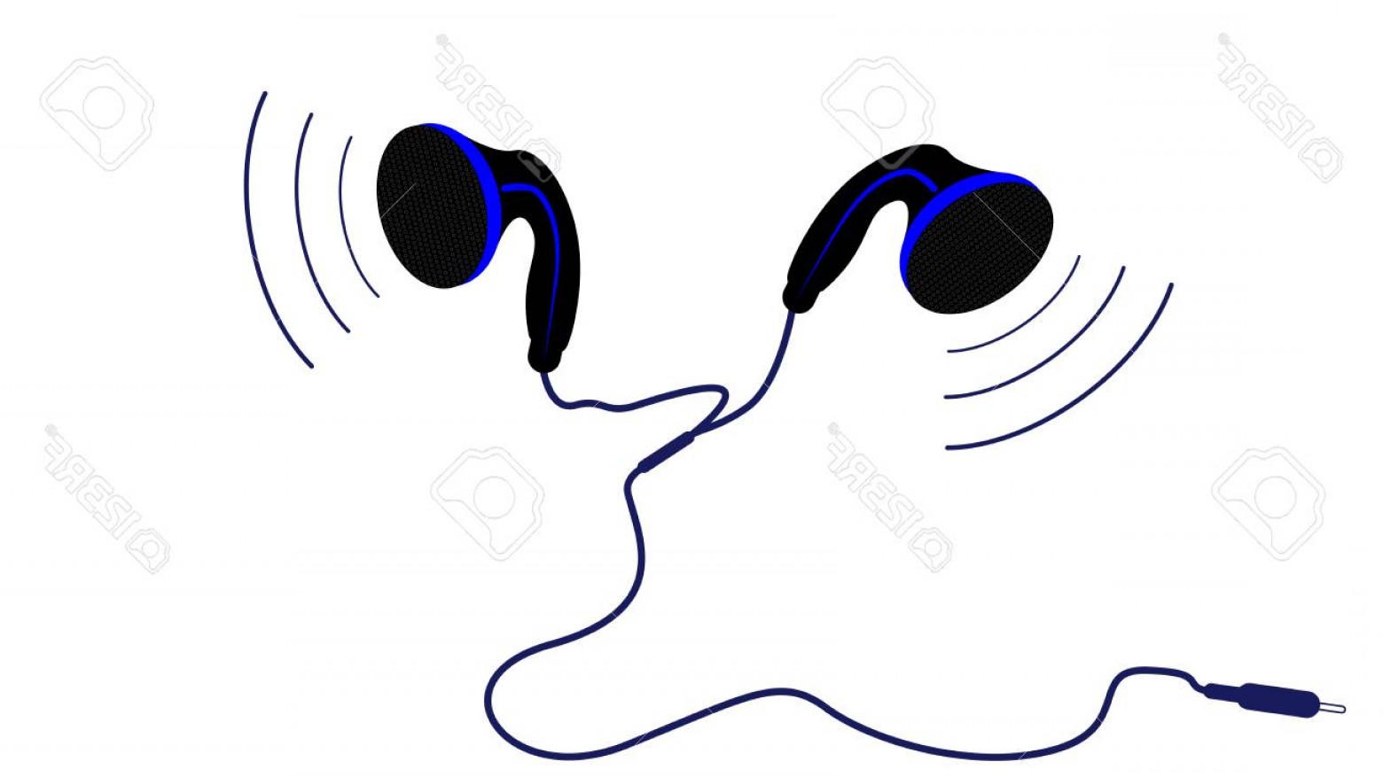 1560x877 Photostock Vector Small Headphones Vector Art Illustration