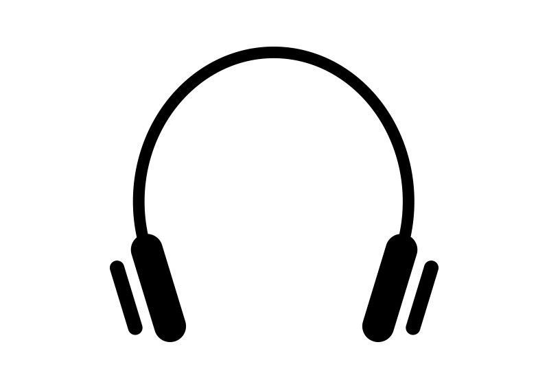 800x566 Headphones Vector Icon Simple Vector Icons In Headphones