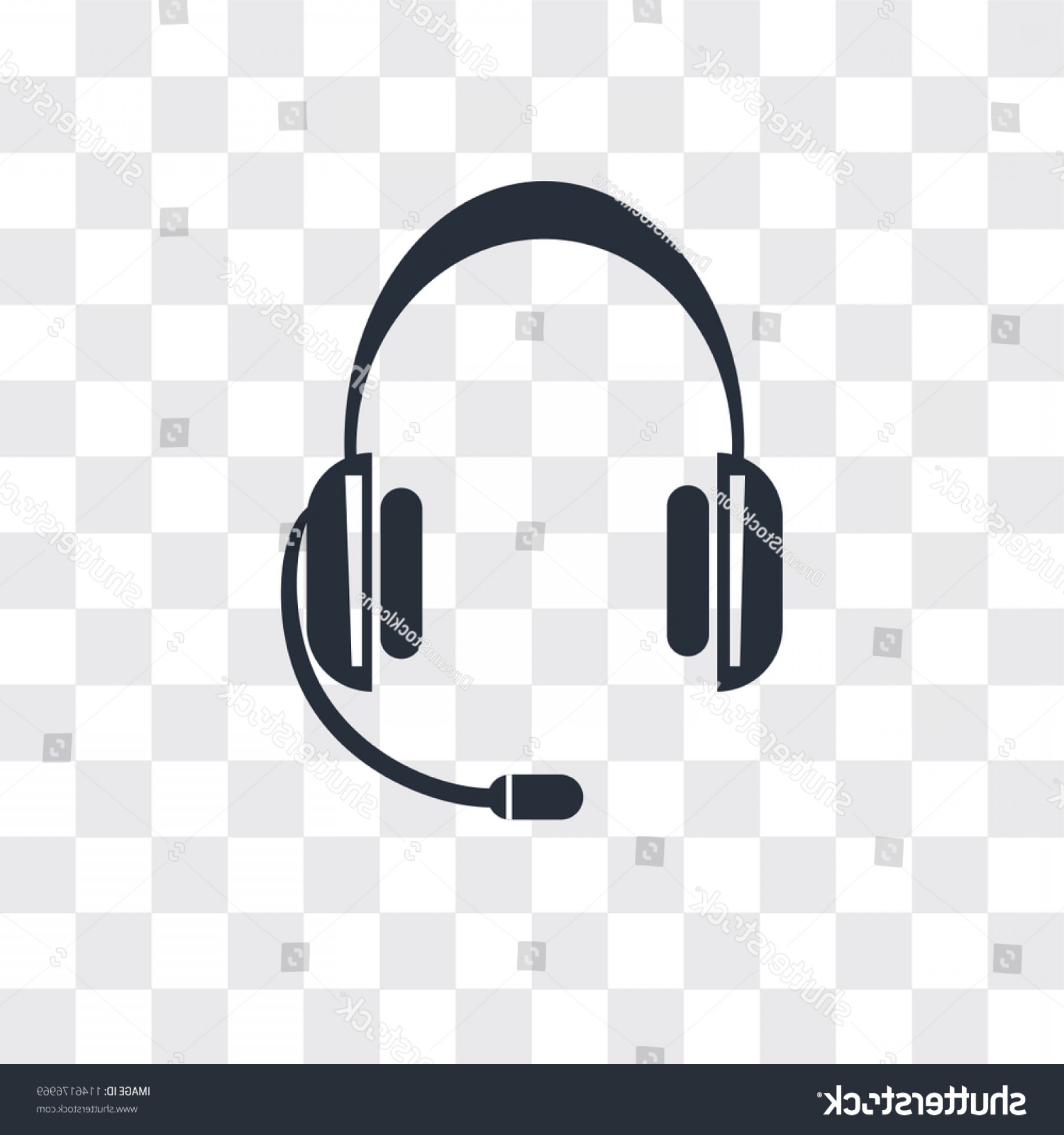 1800x1920 Headset Vector Icon Isolated On Transparent Soidergi