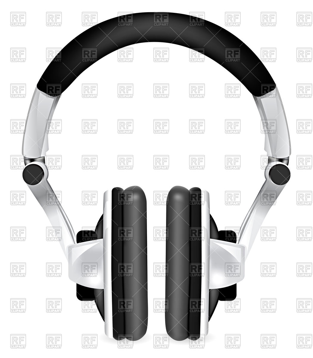 1050x1200 Professional Headphones Vector Image Of Objects