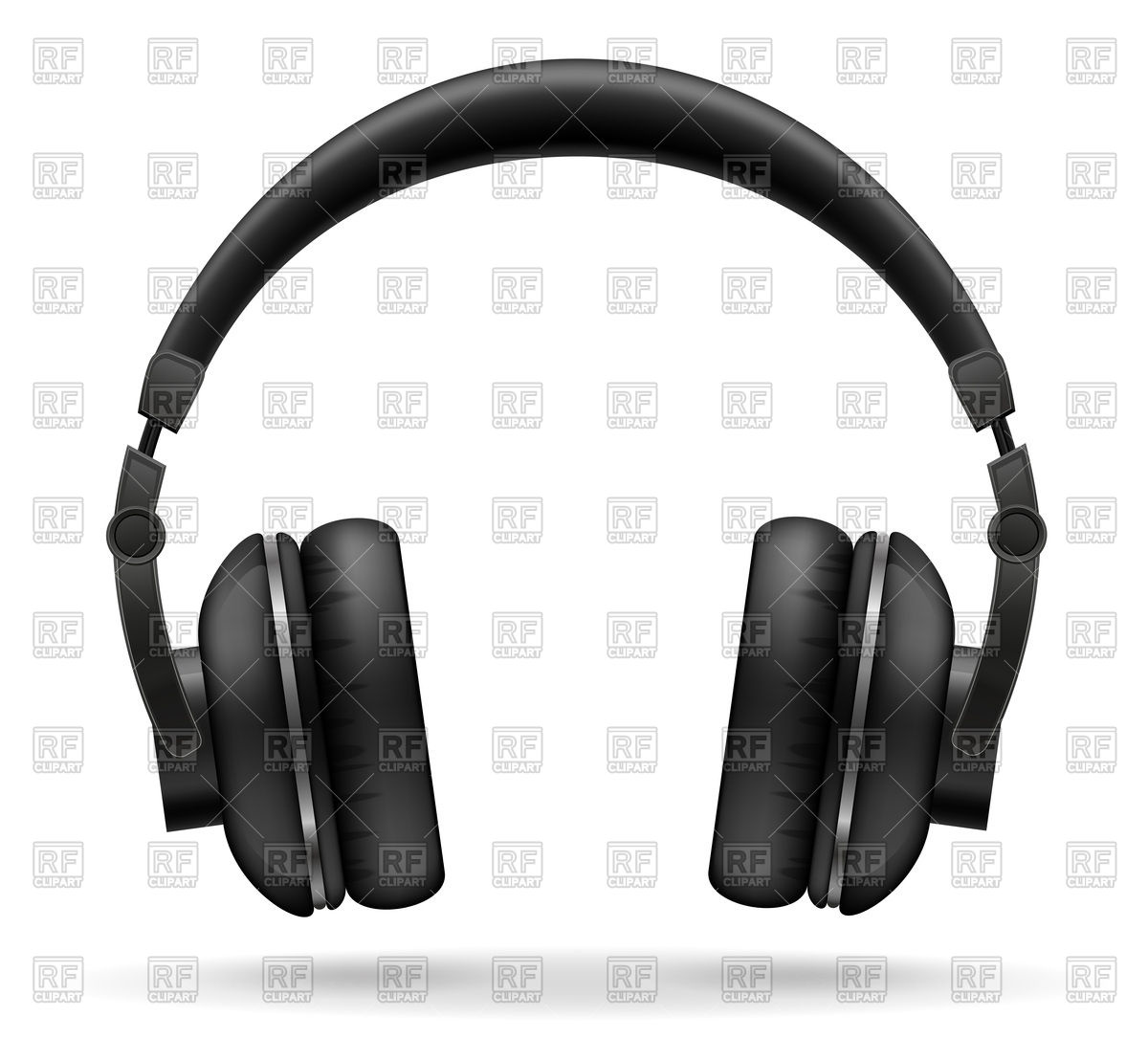 1200x1085 Acoustic Headphones Vector Image Of Objects Konturvid