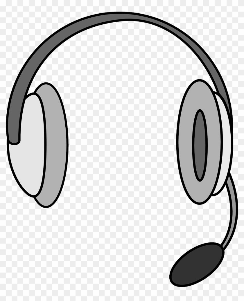840x1038 Headphones,free Vector Graphics
