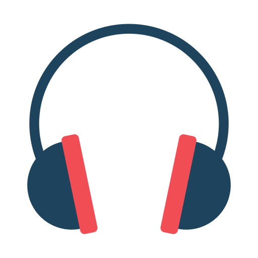 512x512 Flat Headphone Icon