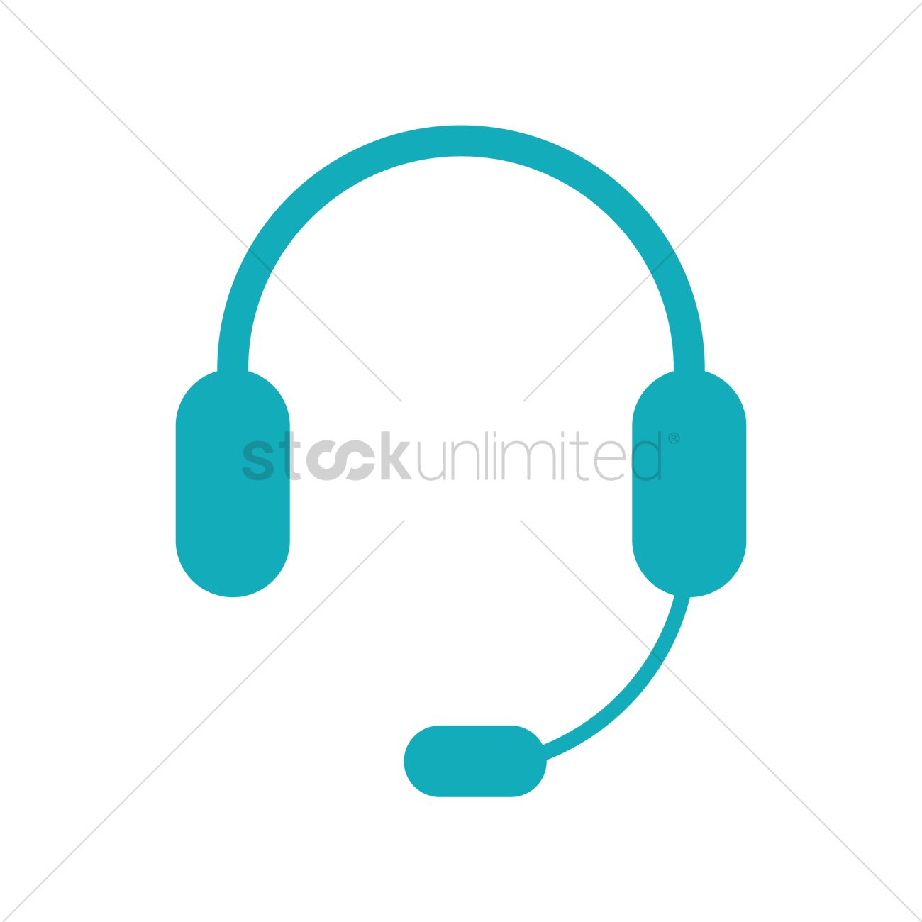 Headset Icon Vector Image 1300x1300 Headset Icon Vector Image