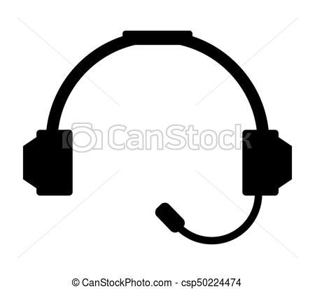 Headset Icon Vectors Illustration 450x413 Headset Icon Vectors Illustration