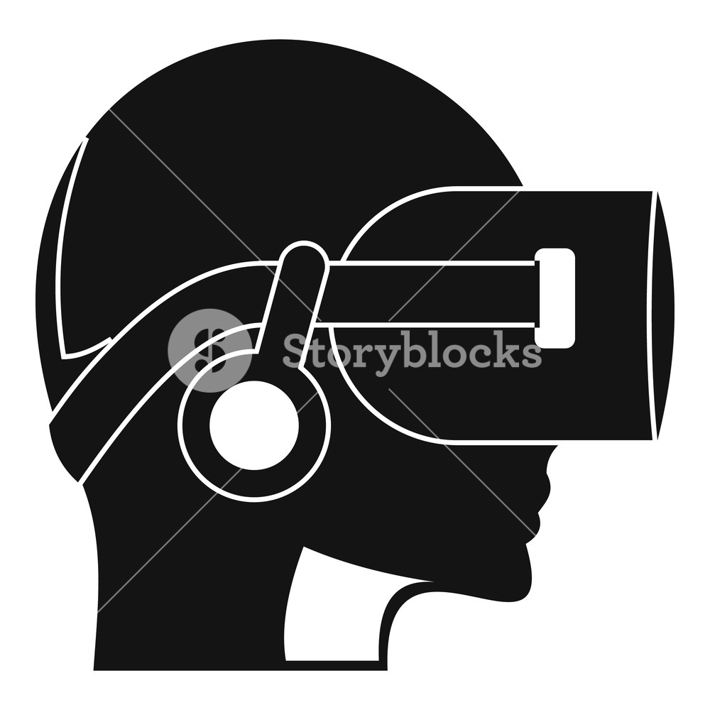 Vr Headset Icon Simple Illustration Of Vr Headset Vector Icon 1000x1000 Vr Headset Icon Simple Illustration Of Vr Headset Vector Icon