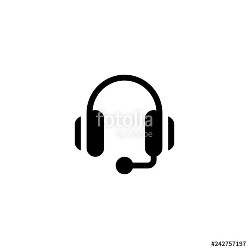 Headset Icon Vector Headset Vector Graphic Illustration Stock 500x500 Headset Icon Vector Headset Vector Graphic Illustration Stock