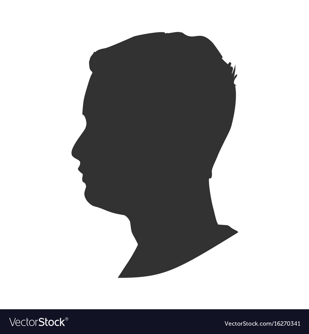 Headshot Silhouette Vector At Collection Of Headshot