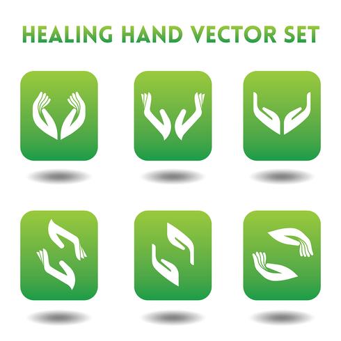 490x490 Healing Hands Vector Icons