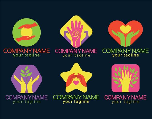 624x490 Healing Hands Vector Set