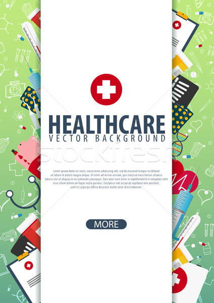 424x600 Medical Background Medical Care Health Care Vector Medicine