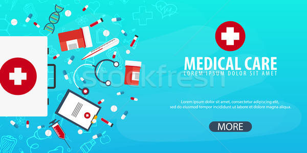 600x300 Medical Care Medical Background Health Care Vector Medicine