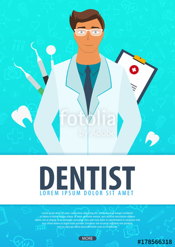 354x500 Dentist Medical Background Health Care Vector Medicine