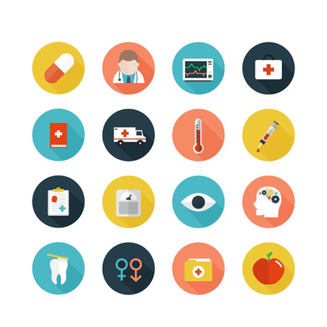 650x650 Free Healthcare Icons Set