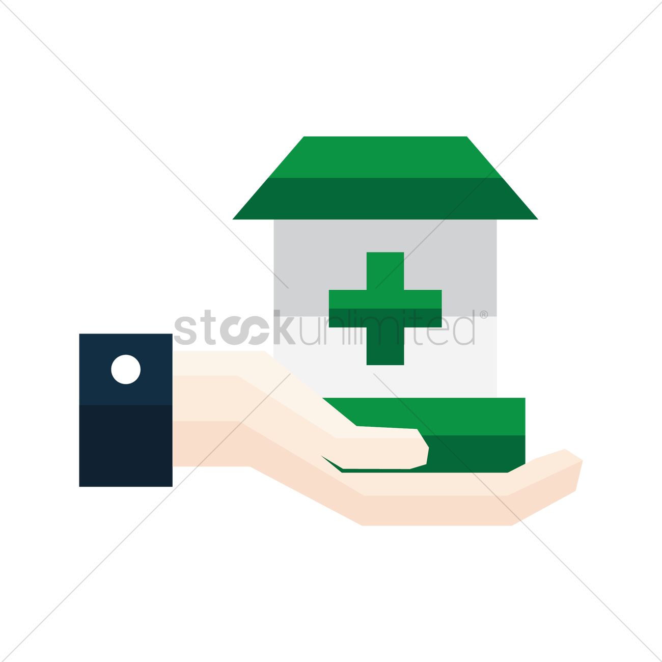 1300x1300 Health Insurance Vector Image