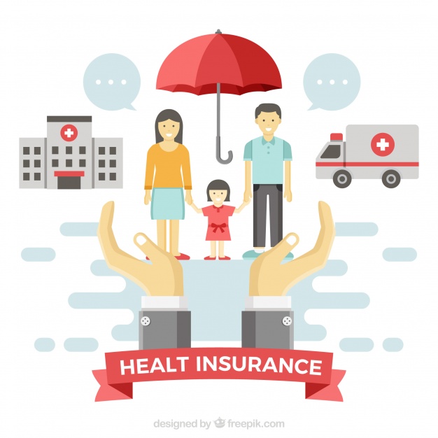 626x626 Health Insurance Background Vector Free Download