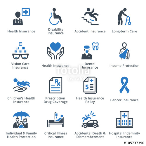 500x500 Health Insurance Icons