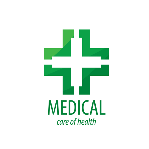 500x500 Green Medical Health Logos Design Vector Free Download