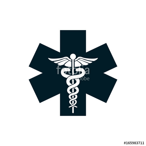500x500 Medical Snake Health Symbol Stock Image And Royalty Free Vector