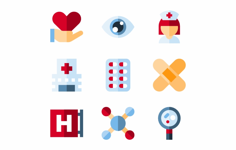 920x585 Health Icons Free Vector