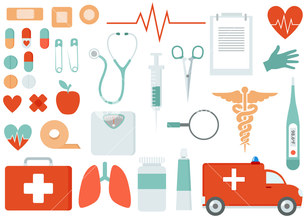 1000x713 Medical Health Vector Clipart Royalty Free Stock Image